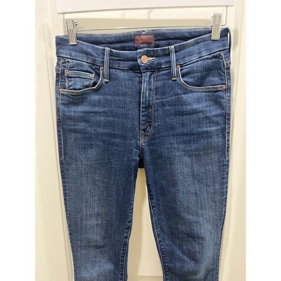 Mother The Looker Ankle Fray Skinny Jeans in Hot Springs Sz 26 - Picture 3 of 10